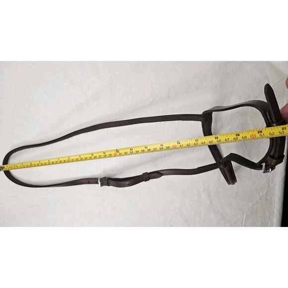 Pony Bridle English with Flash & Reins High Quality Leather Braided - Picture 7 of 7